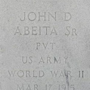 John D. Abeita (grave)