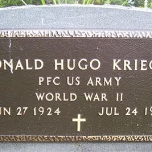 Donald H. Krieger (grave)