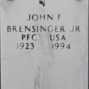 John F. Brensinger,Jr (grave)