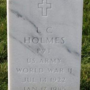 L. C. Holmes (grave)