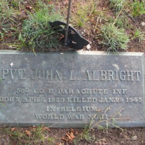 J. Albright (Grave)