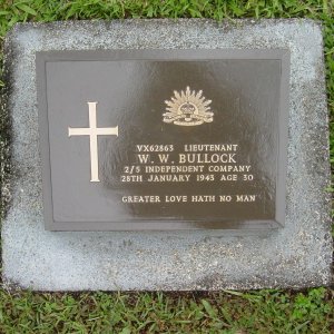 W. Bullock (Grave)