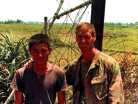 Nguyen Van Kiet with Lt T. Norris