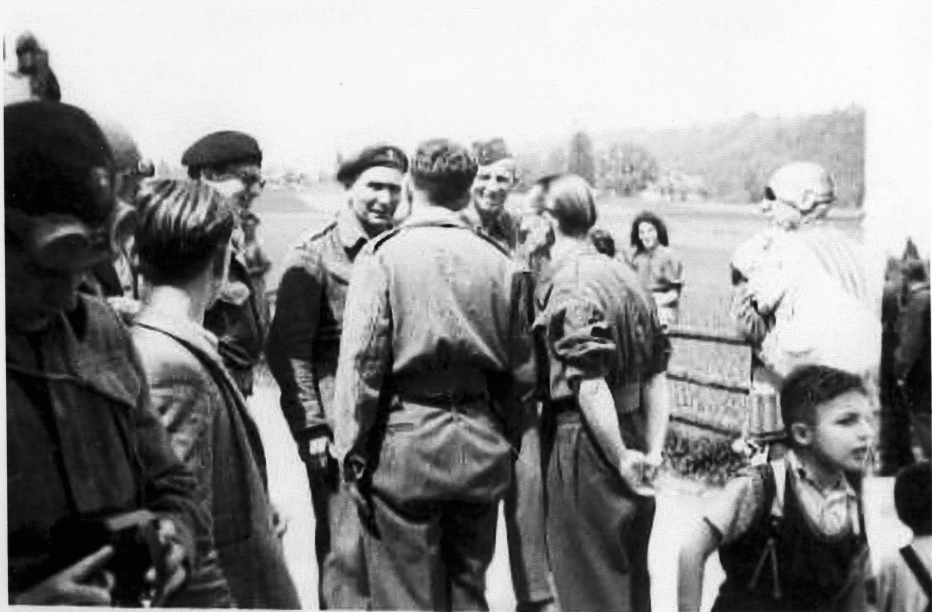 Popski with Yugoslav Partisans
