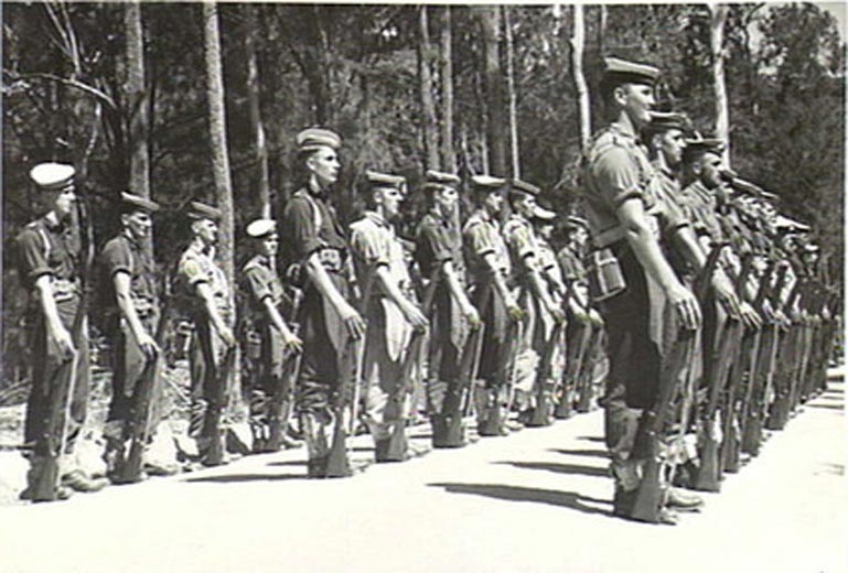 RAN Commandos on parade