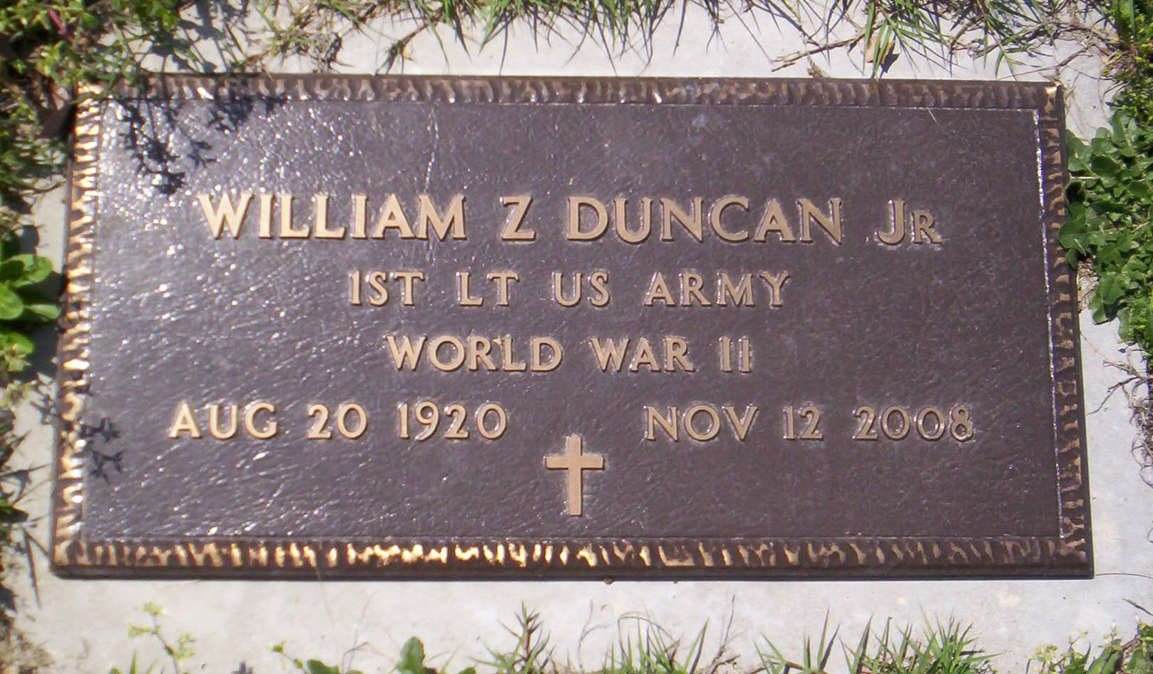 W.Z. Duncan (grave)