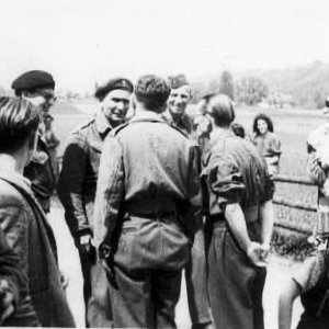 Popski with Yugoslav Partisans
