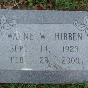 W. Hibben (grave)