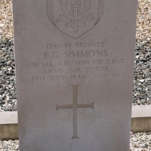 E. Simmons (grave)