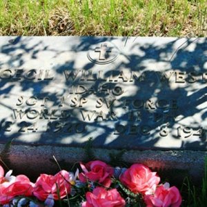C. West (grave)