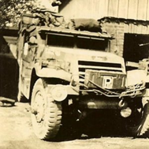 A Squadron M3A1 white scout car