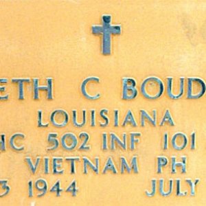 K. Boudreaux (grave)