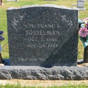 D. Busselman (grave)