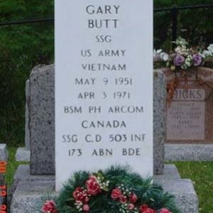 G. Butt (grave)