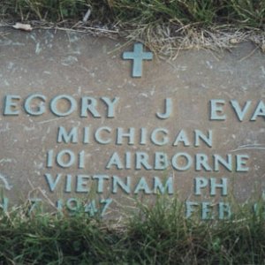 G. Evans (grave)