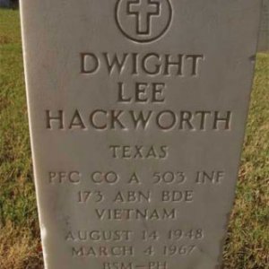 D. Hackworth (grave)