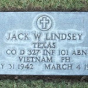 J. Lindsey (grave)