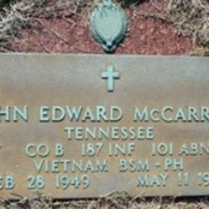 J. McCarrell (grave)