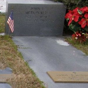 J. McDonald (grave)
