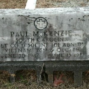 P. McKenzie (grave)