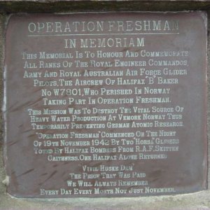 Operation Freshman Memorial,Skitten,Caithness