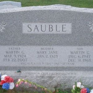 M. Sauble (grave)