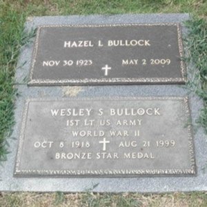 Wesley S. Bullock (grave)
