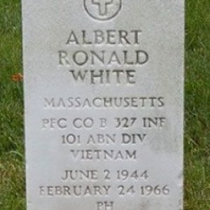 A. White (grave)