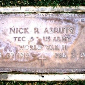 Nick R. Abrutz (grave)