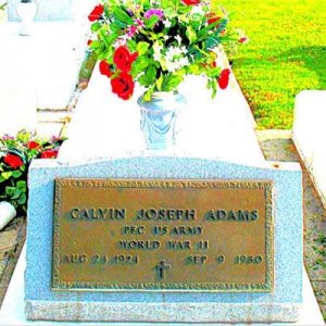 Calvin J. Adams (grave)
