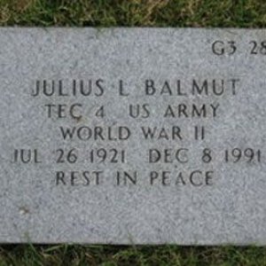 Julius L. Balmut (grave)