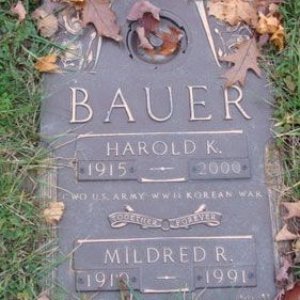 Harold K. Bauer (grave)