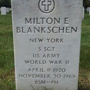 Milton E. Blankschen (grave)