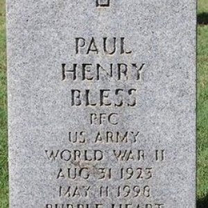 Paul H. Bless (grave)