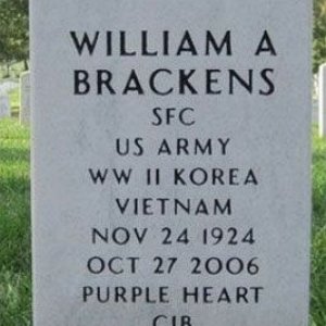 William A. Brackens (grave)