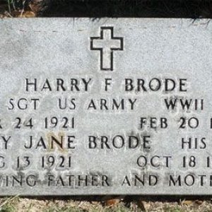 Harry F. Brode (grave)