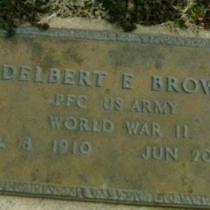 Delbert E. Brown (grave)