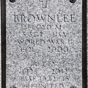 Floyd M. Brownlee (grave)