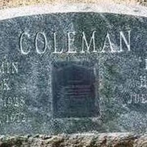 B. Coleman (grave)