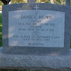 D. Brown (grave)