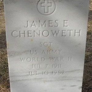 James E. Chenoweth (grave)