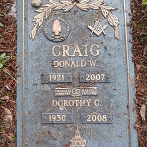 Donald W. Craig (grave)
