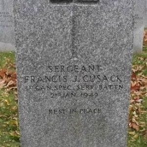 Francis J. Cusack (grave)