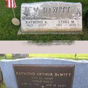 Raymond A. DeWitt (grave)