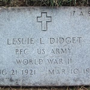 Leslie L. Didget (grave)