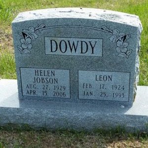 Leon Dowdy (grave)