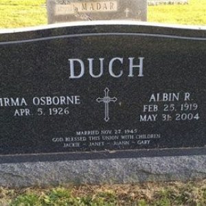 Albin R. Duch (grave)