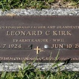 Leonard C. Kirk (grave)