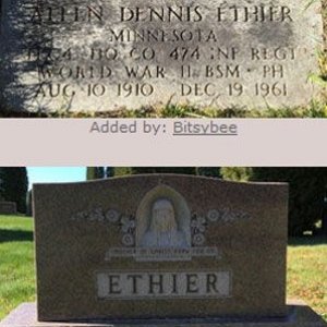 Allen D. Ethier (grave)