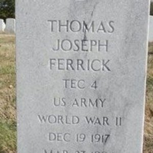 Thomas J. Ferrick (grave)
